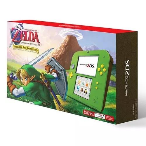 Nintendo 2ds Zelda Ocarina Of Time Edition Console Verde