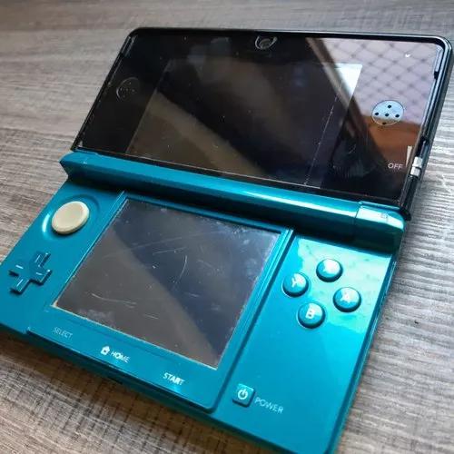 Nintendo 3ds Aqua Blue Japonês Travado C463 (s/ Caneta)