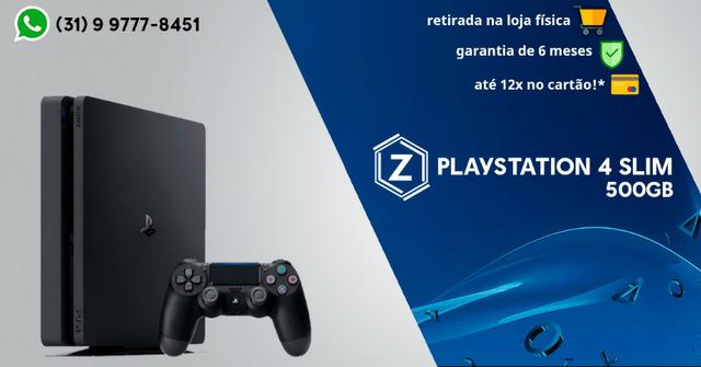 PS4 PlayStation 4 Slim 500gb - Novo Lacrado - Loja Física