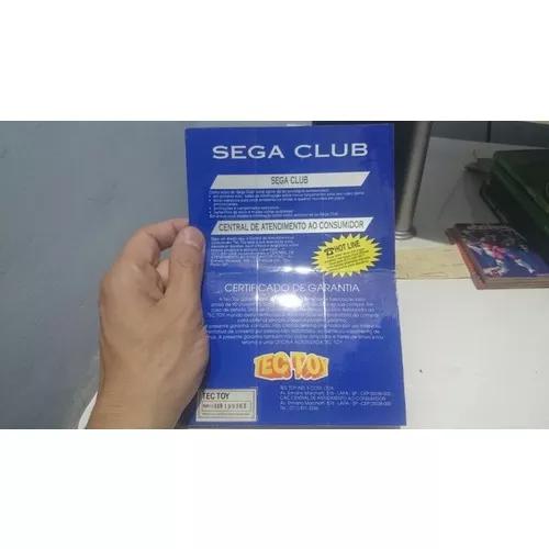 Planfleto Sega Club Garantia Tec Toy Raríssimo Frete