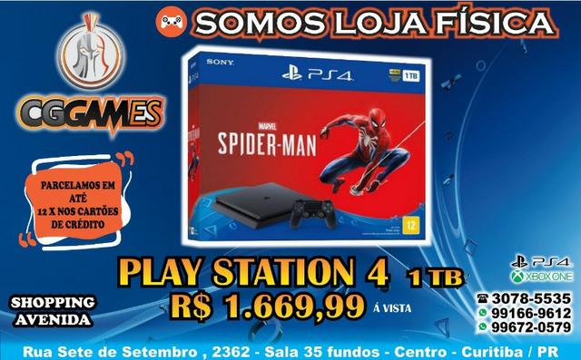 Playstation 4 1TB Kit Spider Man + 1 ano de garantia,somos