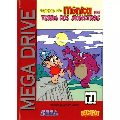 Turma Da Monica Na Terra Dos Monstros Para Mega Drive