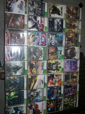 Vendo 32 jogos de Xbox 360