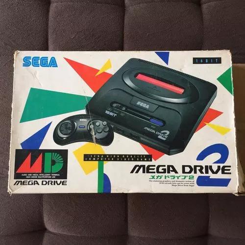 Videogame Mega Drive 2 (na Caixa)