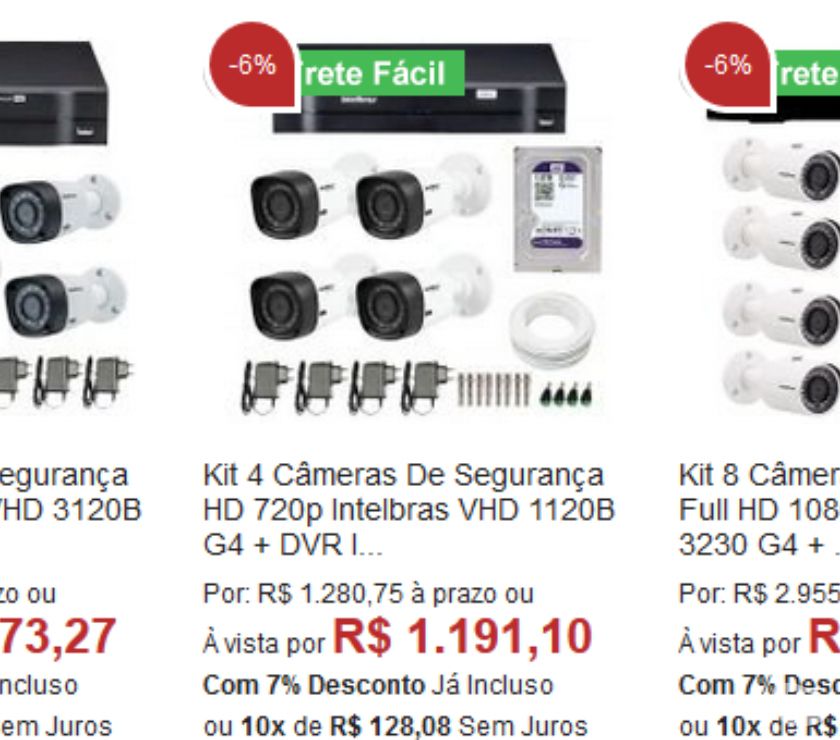 equipamentos CFTV Ofertas