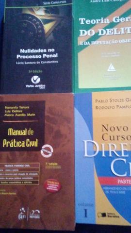 4 Livros de Direito, os 4 por R$ 