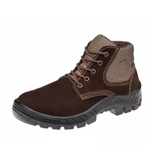 Bota Botina Nobuck Café Bico De Plástico 50b26cb Marluvas