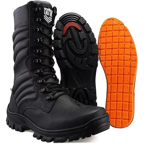 Coturno Masculino Motociclista Bota Militar Cano Medio