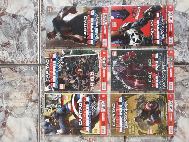 Hqs Capitão América (Nova Marvel) série completa (19