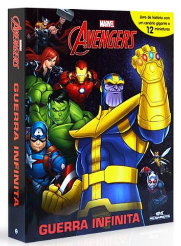 Kit 12 MiniaturaS Marvel Avengers Vingadores Guerra Infinita
