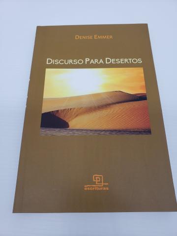 Livro de poesia DISCURSO PARA DESERTOS