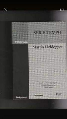 Ser e Tempo Martin Heidegger - edição bilíngüe