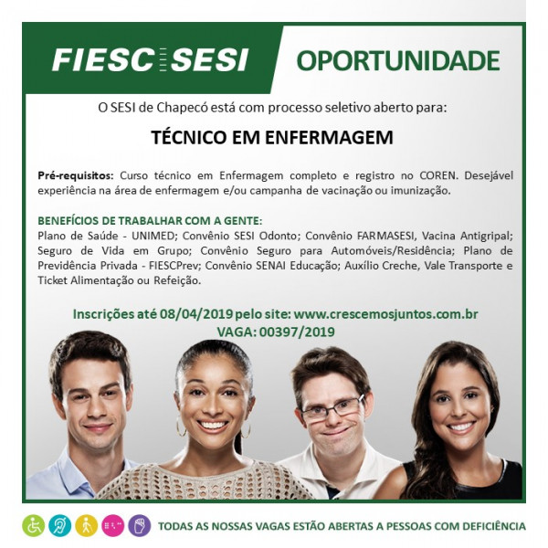 TÉCNICO(a) EM ENFERMAGEM - SESI CCÓ