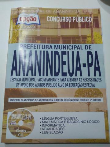 Vendo apostila do concurso da Prefeitura de Ananindeua