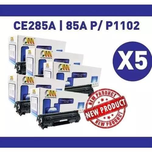 5 Toners Ce285a 85a Ce 285a Impressoras P1102w M1132 M1212
