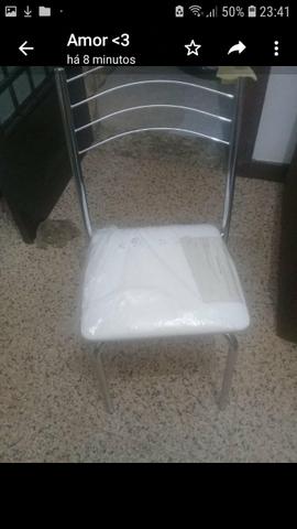 Cadeira 65 reais em aço inox restam 2 unidades