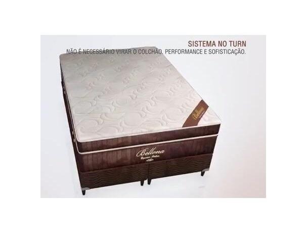 Cama king Size com Colchão Bellona Ortobom - Menos de 1 ano