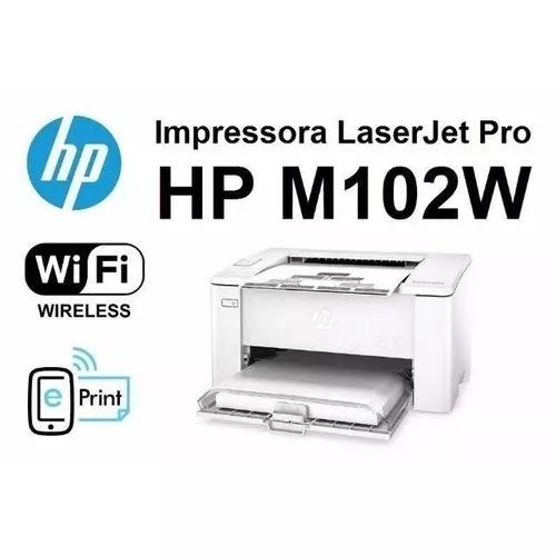 Impressora Hp Laserjet Pro M102w Monocromática Wifi - 110v