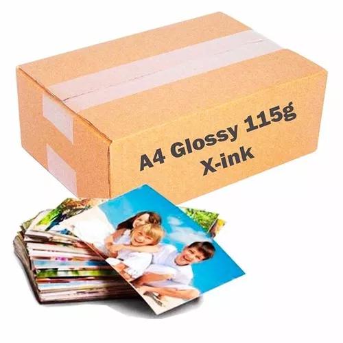 Papel Fotográfico 115g Glossy A4 À Prova D´água 1000