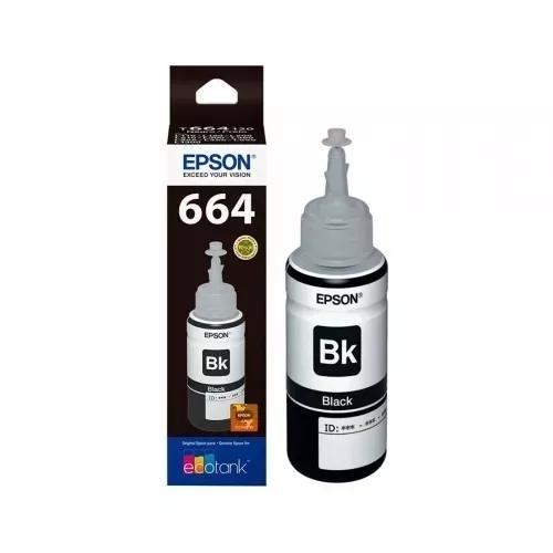 Refil De Tinta Epson T664 Preto 70ml Original Refil!!!