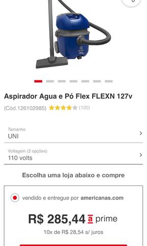 Vendo aspirador de pó e Aqua por 150 reais