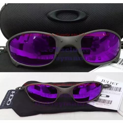 Oculos Juliet Xmetal Lente Roxas Violetas Polarizada