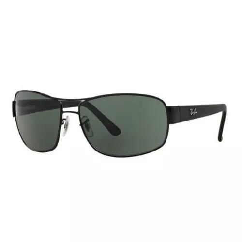 Oculos Sol Ray Ban Rb3503l 006/71 66mm Preto Lente Verde G15