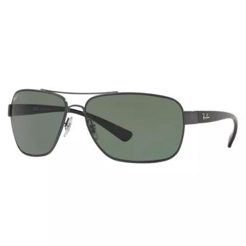 Oculos Sol Ray Ban Rb3567 041/9a 66 Grafite Verde Polarizado