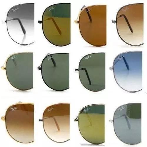 culos De Sol Ray-ban Aviador Original Masculino F