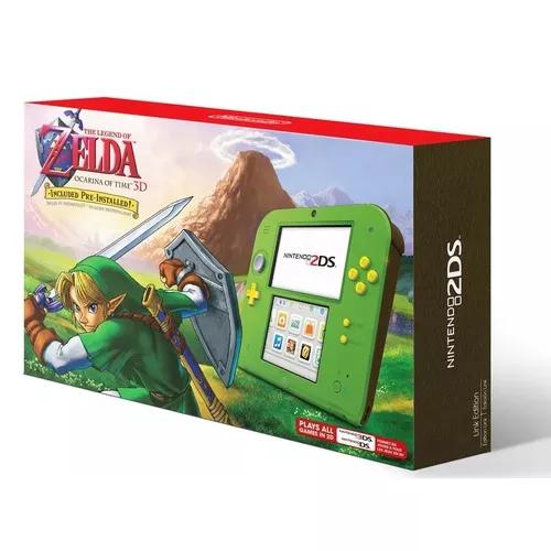 Nintendo 2ds Edição Zelda Ocarina Of Time 3d Verde Green