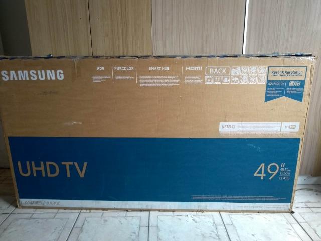 Sansung 49 TV, uhdtv, smart retirada de peças, na caixa