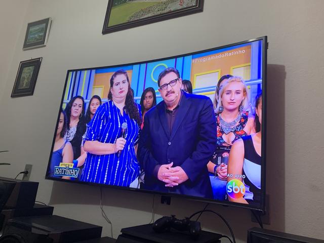 Smart TV LED 55" UHD 4K Curva Samsung 55MU