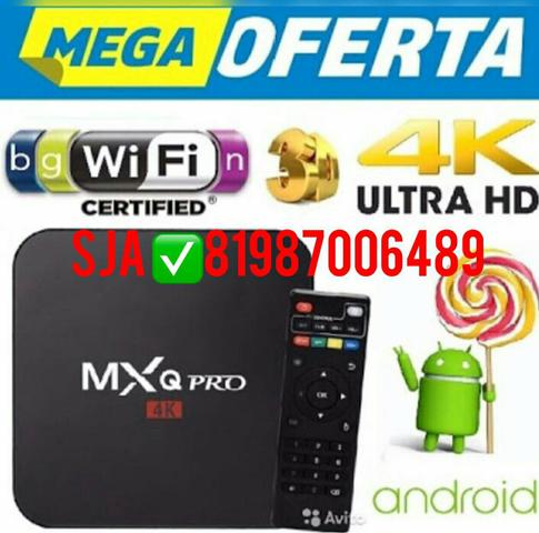 Tv box 4k configurado 2 de RAM 16 gigas rom aceitamos