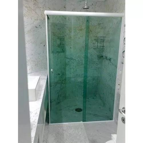Box Para Banheiro Verde Com Vidro T