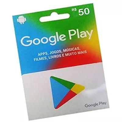 Gift Card Google Play De 50 Por 30 Reais Aproveite!! Go Go