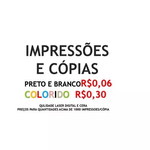 Impressão E Impressões Pb E Cor R$0,06