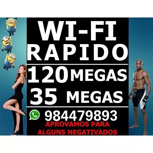 Internet Wifi Com 35 Megas + Tv Hd R$153