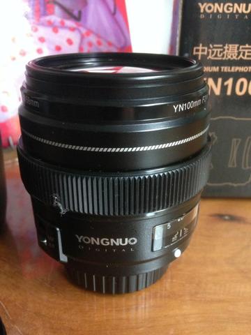 Lente Yongnuo Yn-100 Mm F/2n Para Nikon (lançamento)