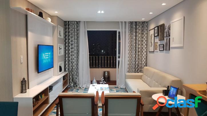 Lindo Apartamento á Venda no Tatuapé mobiliado com 3