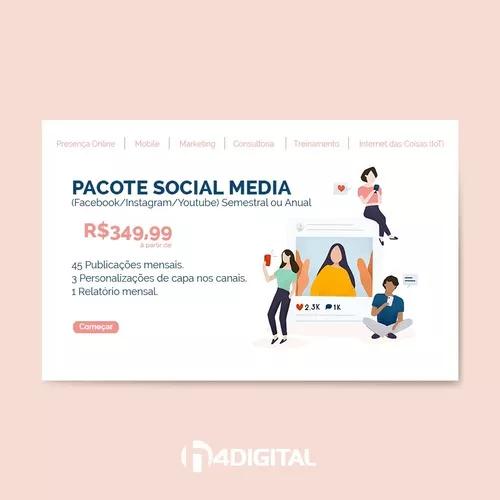 Marketing Digital - Pacote Social Media (facebook/instagram)