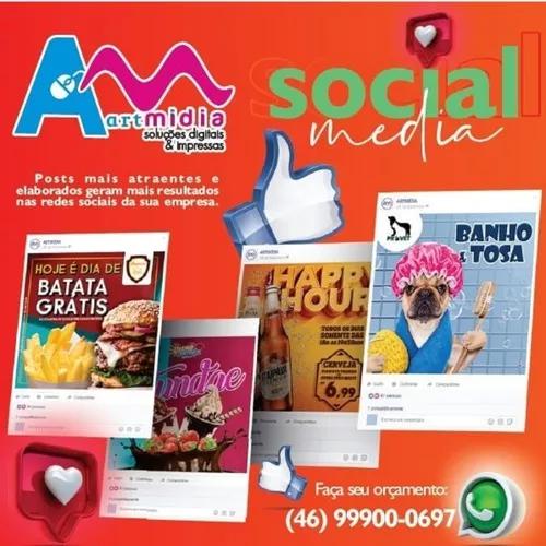 Pacote De Arte Para Rede Social