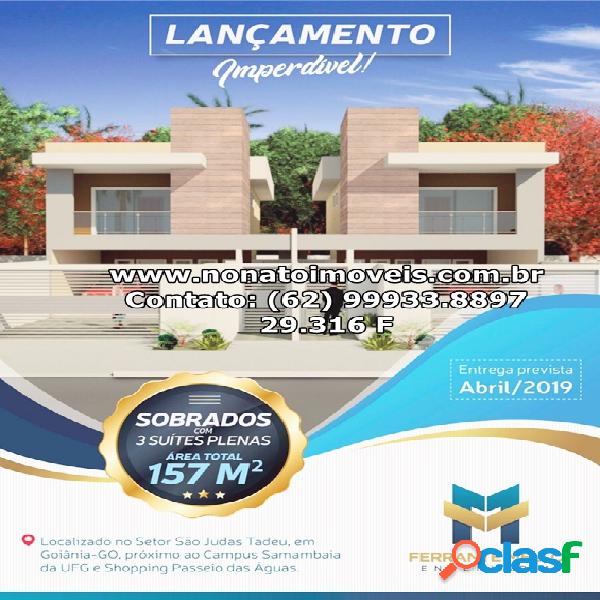 Lançamento para Final de Março! Lindo Sobrado 157m²