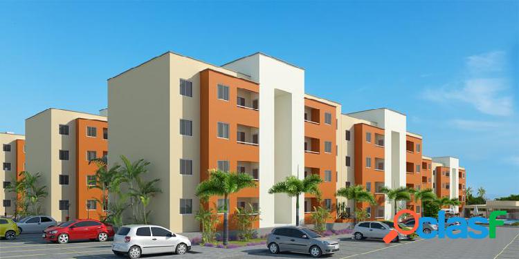 Opala Residence - Apartamento com 2 dorms em Caucaia -