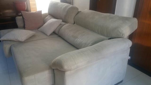 Sofa quatro lugares extra conforto lashop retratil recli