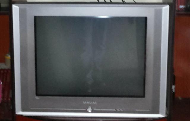 TV Samsung-29 Polegadas-Tubo-Tela Plana-Imagem e Som