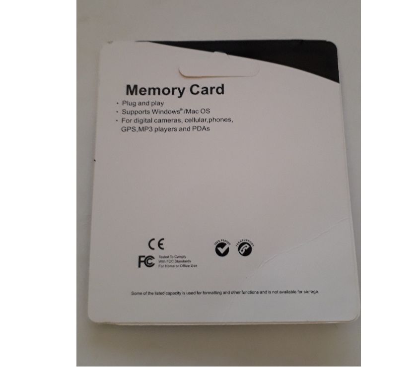 Cartão De Memoria SD 256 GB Class10 Para Câmera