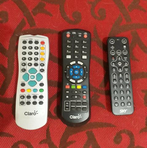 Controles remotos claro tv e sky