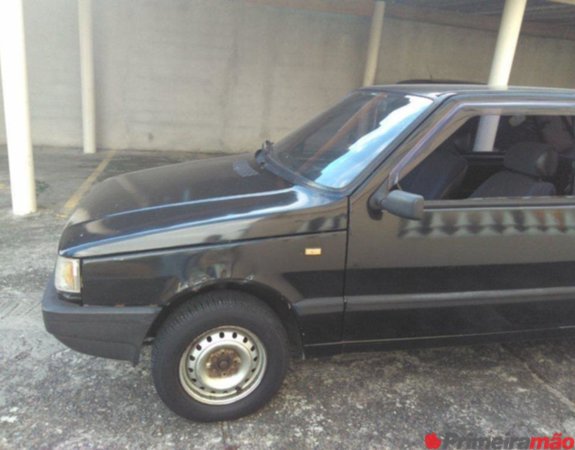 Fiat Prêmio S 1.3 Álcool, preto, 2 portas, em bom estado