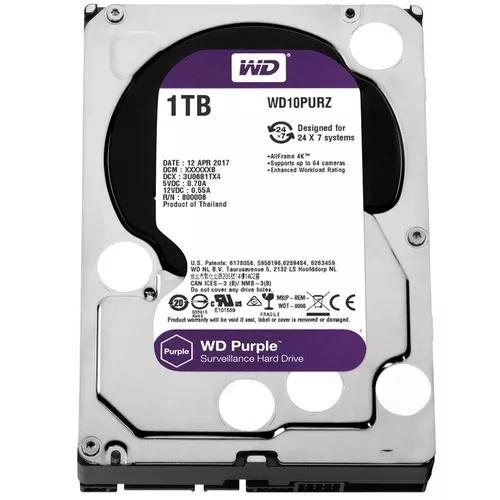 Hd 1tb Purple 1tb Western Intelbras Wd Cftv Dvr Wd10purz -sp