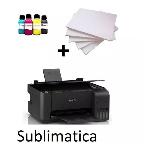 Impressora Sublimatica Epson L3110 +4 Refil + 100 Fls +perfi